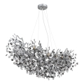 Globo - Luster na lanku 10xE14/40W/230V strieborný