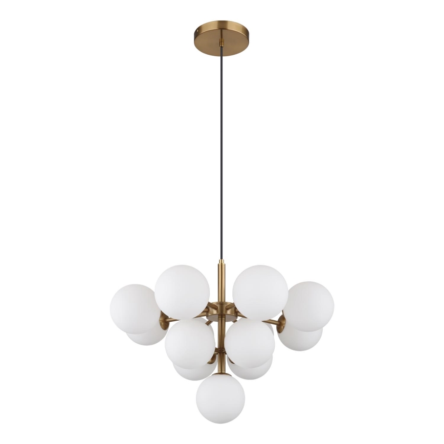 Globo - Luster na lanku 13xG9/5W/230V pr. 56 cm zlatá
