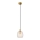 Globo - Luster na lanku 1xE14/40W/230V pr. 16 cm mosadz