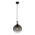 Globo - Luster na lanku 1xE27/10W/230V pr. 25 cm čierna