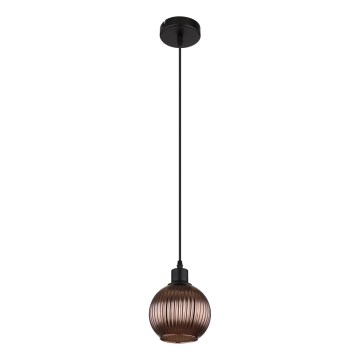 Globo - Luster na lanku 1xE27/25W/230V pr. 15 cm meď