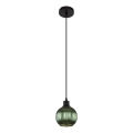Globo - Luster na lanku 1xE27/25W/230V pr. 15 cm zelená