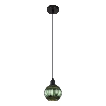 Globo - Luster na lanku 1xE27/25W/230V pr. 15 cm zelená