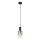 Globo - Luster na lanku 1xE27/40W/230V pr. 12,5 cm čierna