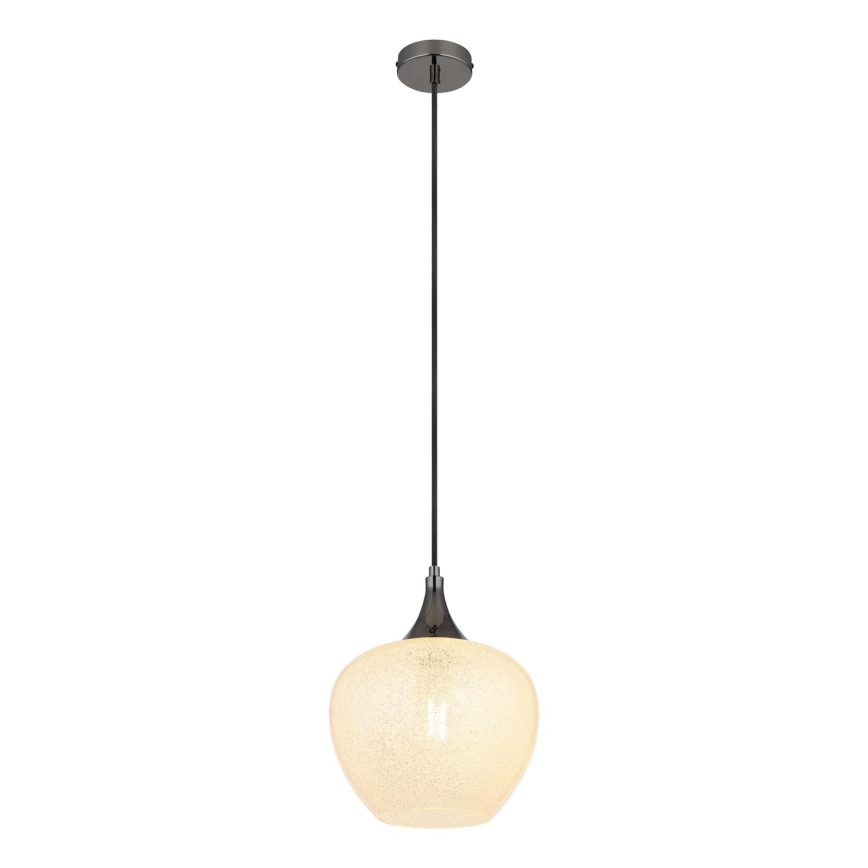 Globo - Luster na lanku 1xE27/40W/230V pr. 24 cm biela/antracit