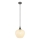 Globo - Luster na lanku 1xE27/40W/230V pr. 24 cm biela/antracit