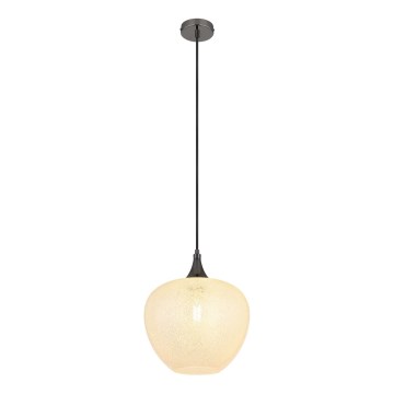 Globo - Luster na lanku 1xE27/40W/230V pr. 29 cm biela/antracit