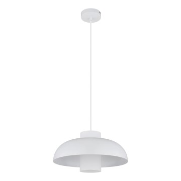 Globo - Luster na lanku 1xE27/60W/230V biela