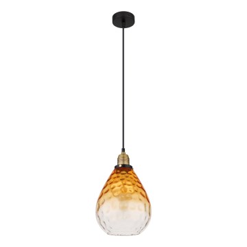 Globo - Luster na lanku 1xE27/60W/230V pr. 21 cm oranžová
