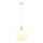 Globo - Luster na lanku 1xE27/60W/230V pr. 29 cm biela