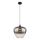 Globo - Luster na lanku 1xE27/60W/230V pr. 40 cm čierna