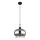 Globo - Luster na lanku 1xE27/9W/230V pr. 28 cm čierna