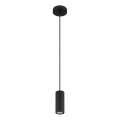 Globo - Luster na lanku 1xGU10/25W/230V čierna