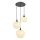 Globo - Luster na lanku 3xE27/40W/230V biela/antracit