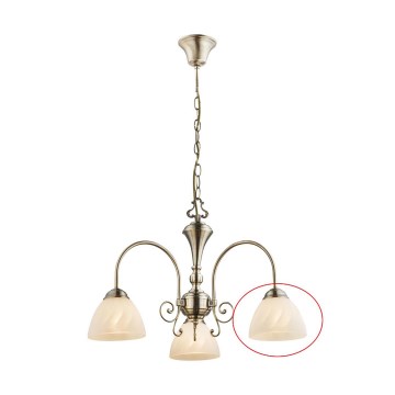 Globo - Náhradné sklo pre luster TIALDA E14 pr. 14 cm