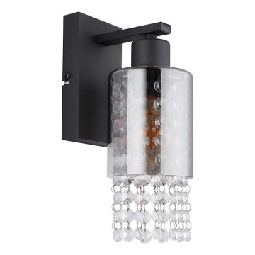 Globo - Nástenná lampa 1xE27/40W/230V čierna
