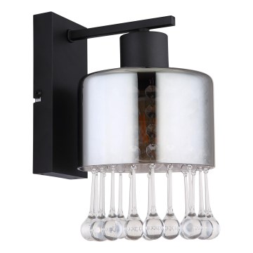 Globo - Nástenná lampa 1xE27/60W/230V čierna
