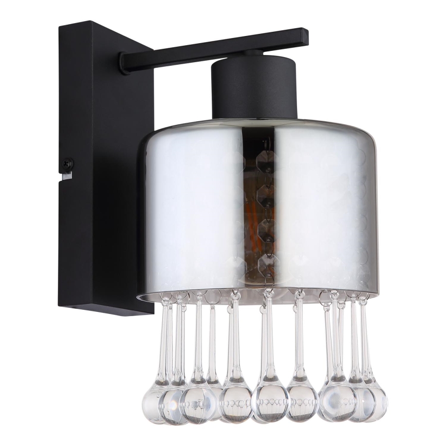 Globo - Nástenná lampa 1xE27/60W/230V čierna