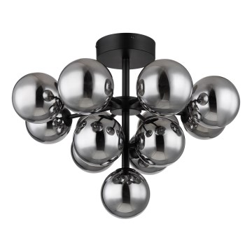 Globo - Prisadený luster 13xG9/5W/230V pr. 56 cm čierna