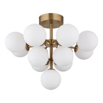Globo - Prisadený luster 13xG9/5W/230V pr. 56 cm zlatá