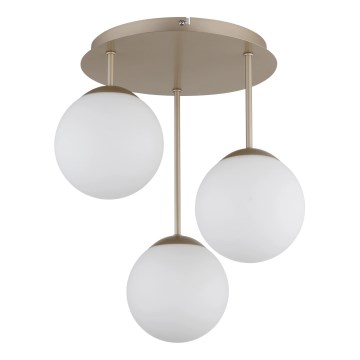 Globo - Prisadený luster 3xE14/25W/230V mosadz