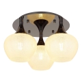 Globo - Prisadený luster 3xE27/40W/230V antracit