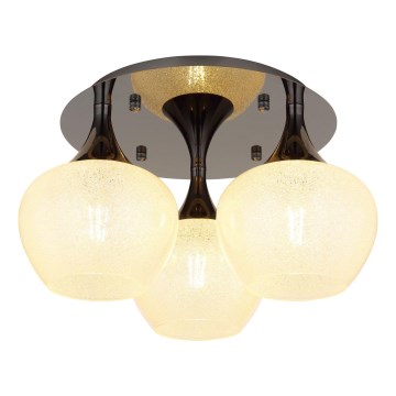 Globo - Prisadený luster 3xE27/40W/230V antracit