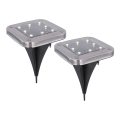 Globo - SADA 2x LED Solárne svietidlo LED/0,8W/1,2V IP44 300 mAh