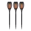 Globo - SADA 3x LED Solárna lampa LED/0,1W/3V IP44 200 mAh