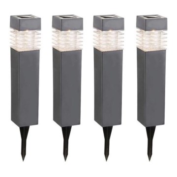 Globo - SADA 4x LED Solárna lampa LED/0,06W/3,2V IP44