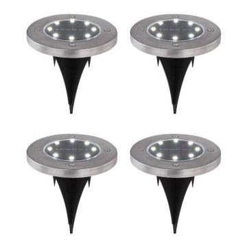 Globo - SADA 4x LED Solárne svietidlo LED/0,1W/3V IP44
