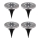 Globo - SADA 4x LED Solárne svietidlo LED/0,1W/3V IP44