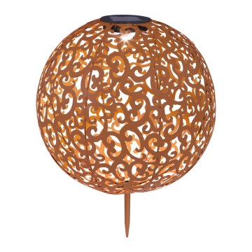Globo - Solárne svietidlo LED/0,06W/1,2V hrdza IP44 285x400 mm