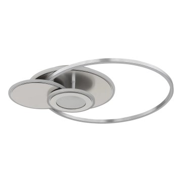 Globo - stmievateľné LED stropné svietidlo LED/24W/230V 2700-6000K strieborné + diaľkové ovládanie