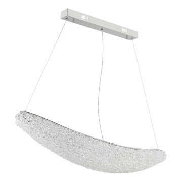 Globo - stmievateľný LED luster na lane LED/40W/230V 2700-6000K lesklý chróm + diaľkové ovládanie