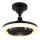Globo - stmievateľný LED stropný ventilátor LED/20W/230V 3000-6500K čierny + diaľkové ovládanie