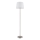 Globo - Stojacia lampa 1xE27/40W/230V biela/matný chróm