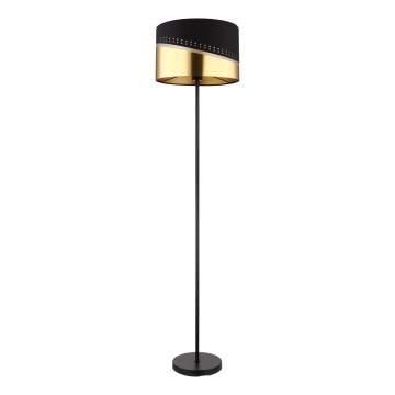 Globo - Stojacia lampa 1xE27/60W/230V pr. 35 cm čierna/zlatá