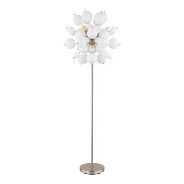 Globo - Stojacia lampa 6xE14/25W/230V biela
