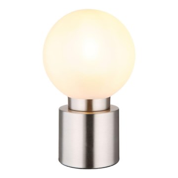 Globo - Stolná lampa 1xE14/25W/230V lesklý chróm