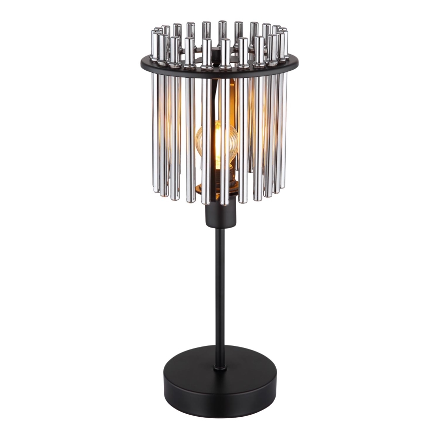 Globo - Stolná lampa 1xE14/40W/230V pr. 15 cm čierna