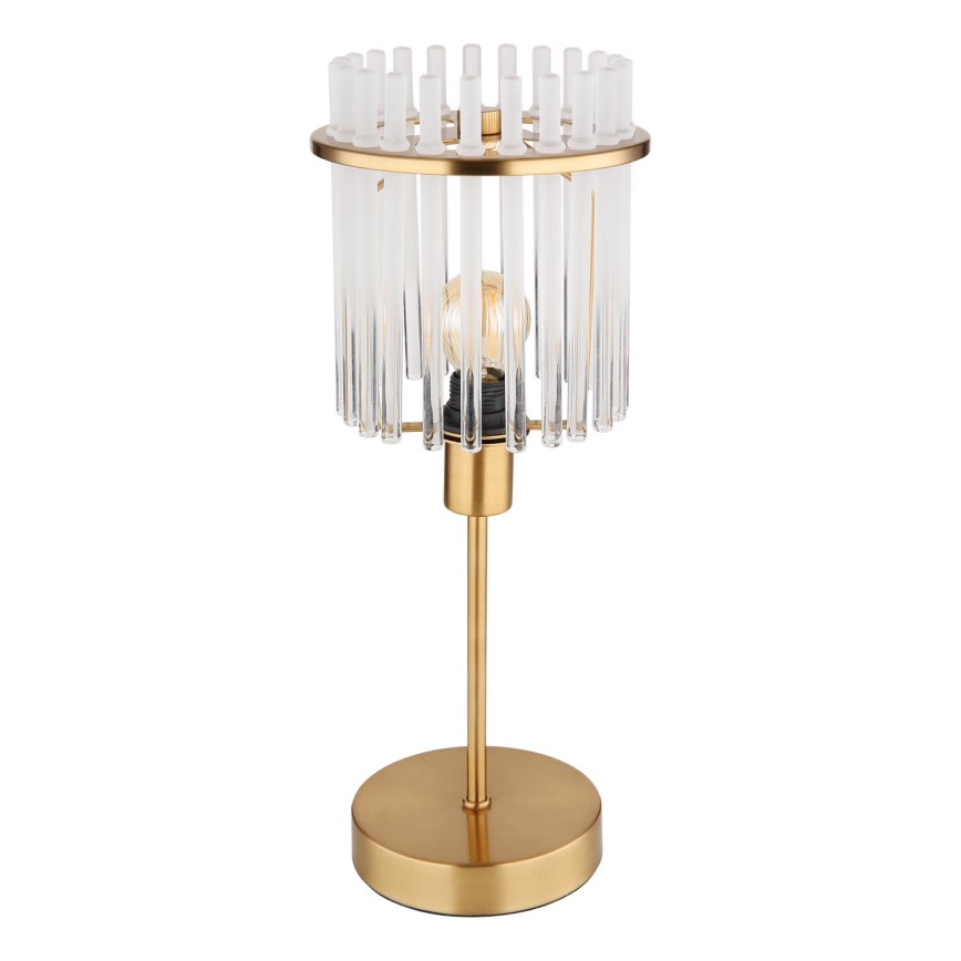 Globo - Stolná lampa 1xE14/40W/230V pr. 15 cm zlatá