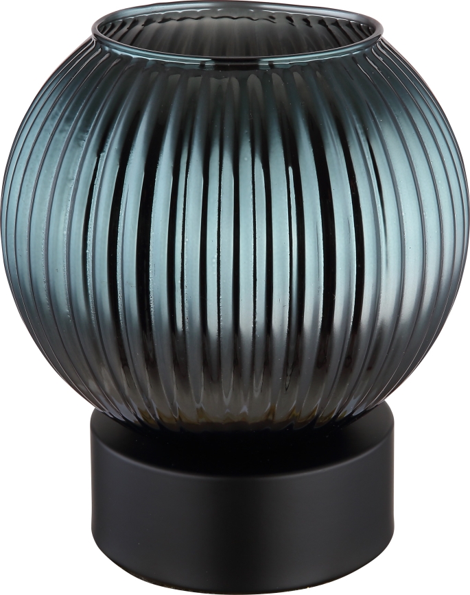 Globo - Stolná lampa 1xE27/25W/230V pr. 15 cm modrá