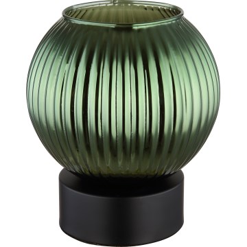 Globo - Stolná lampa 1xE27/25W/230V pr. 15 cm zelená