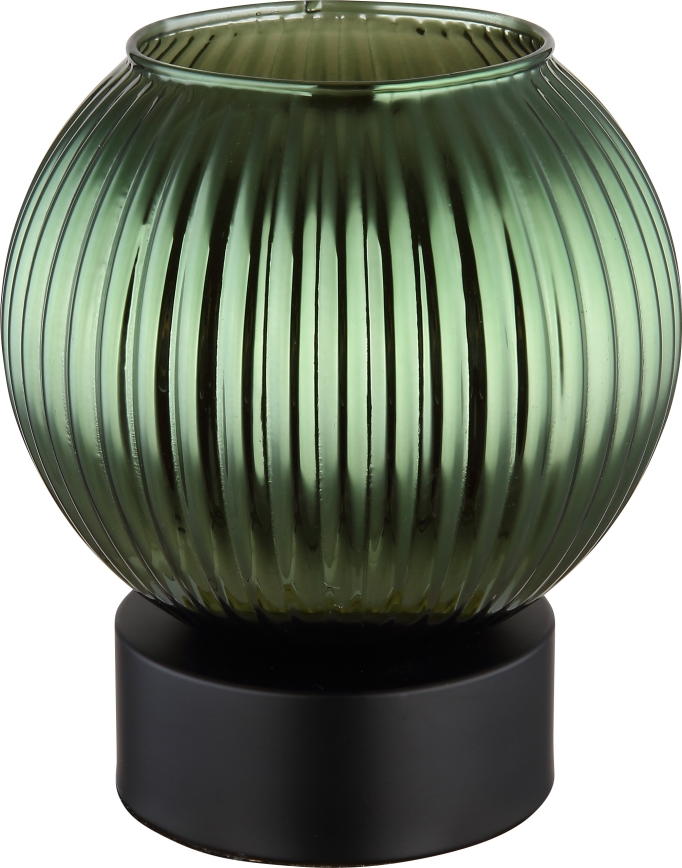 Globo - Stolná lampa 1xE27/25W/230V pr. 15 cm zelená