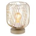 Globo - Stolná lampa 1xE27/40W/230V béžová/biela