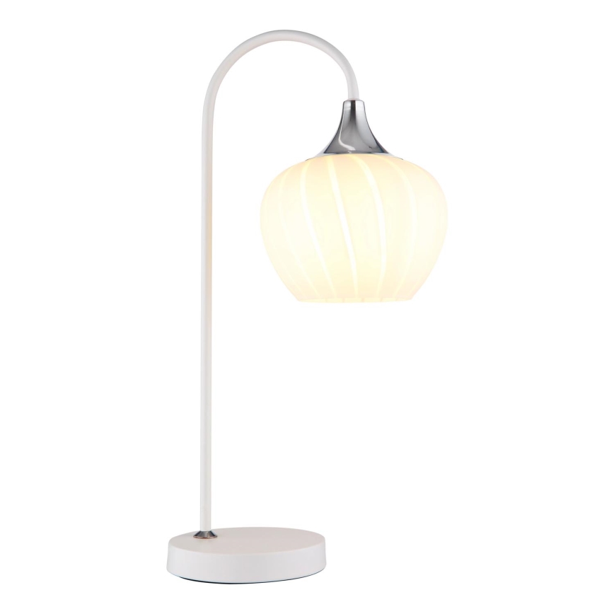 Globo - Stolná lampa 1xE27/40W/230V biela
