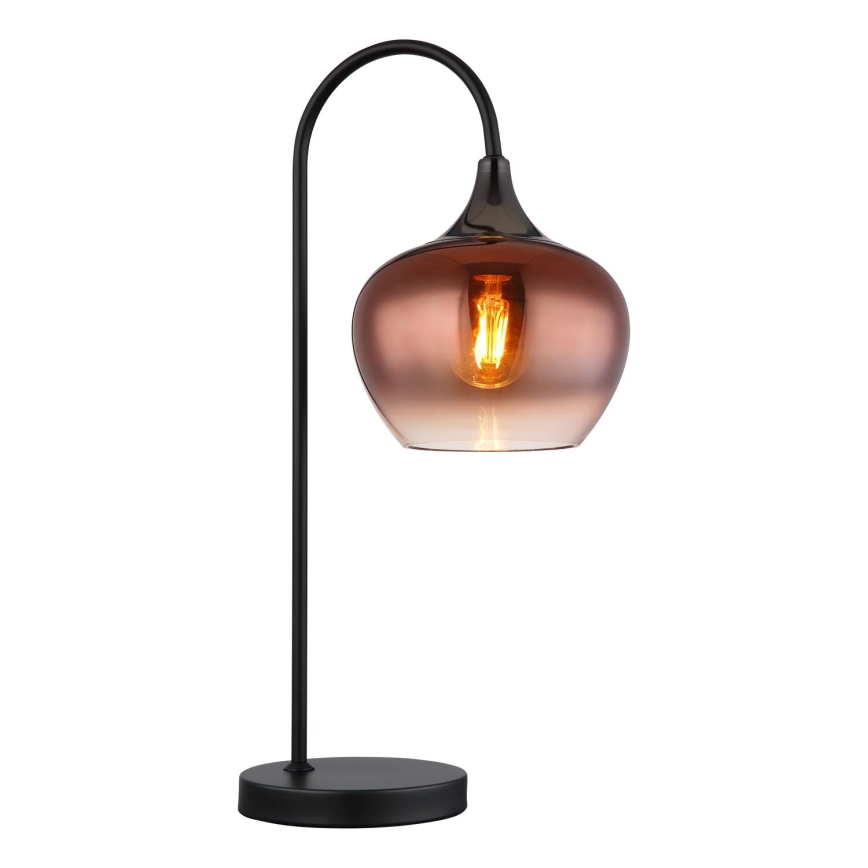 Globo - Stolná lampa 1xE27/40W/230V medená