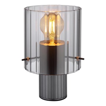 Globo - Stolná lampa 1xE27/40W/230V pr. 14 cm šedá