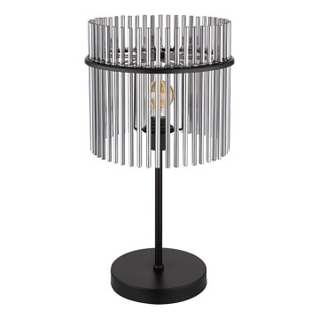 Globo - Stolná lampa 1xE27/60W/230V pr. 30 cm čierna